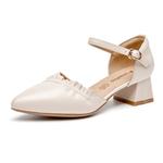 Туфли на высоком каблуке женские бежевый Spider King - фото 2