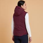 Жилет Fouganza женский для верховой езды, темно-бордовый - фото 5