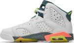 Кроссовки Air Jordan 6 Retro GS Bright Mango, белый - фото 3