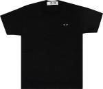 Футболка Comme des Garçons PLAY Heart T-Shirt 'Black', черный - фото 2