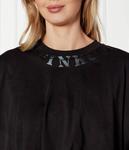 Футболка в торроне Cropped fit Pinko, черный - фото 4