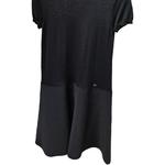 DIOR Женское черное платье с коротким рукавом - фото 4