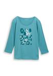 Топ TOM TAILOR MIT PRINT, Tropical Teal/Teal - фото 5