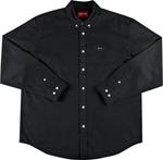 Рубашка Supreme Small Box Twill Shirt 'Black', черный - фото 2