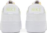 Кроссовки Nike Wmns Blazer Low Platform 'White Light Lemon Twist', белый - фото 7
