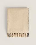 Плед Zara Home Textured Cotton, бежевый - фото 3