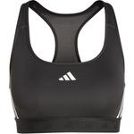 Бюстгальтер Powerreact Training средней поддержки Hyperglam Adidas, черный - фото