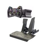 Руль Moza R12, База руля + руль KS + 2 педали SR-P, черный - фото