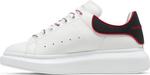 Кроссовки Alexander McQueen Oversized Sneaker White Lust Red, белый - фото 3