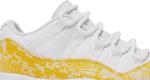 Кроссовки Wmns Air Jordan 11 Low Yellow Snakeskin, желтый - фото 2