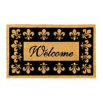 КоверSmith Machine Tufted Welcome Fleur De Les Coir Doormat RugSmith, цвет Beig Khaki - фото