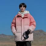 WARRIOR Пуховик Unisex, Pink[Stand Collar] - фото 8