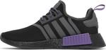 Кроссовки Adidas NMD_R1 'Black Active Purple', черный - фото 4