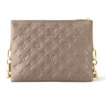 Сумка Louis Vuitton Coussin PM, серо-коричневый - фото 3
