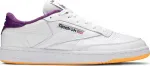 Кроссовки eric emanuel x club c 85 'regal purple' Reebok, белый - фото