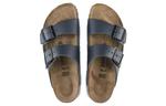 Шлепанцы унисекс синие Birkenstock - фото 4