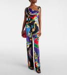 Топ с запахом Orchidee Pucci, Viola/Rosso - фото 2