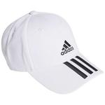 Бейсболка adidas Baseball 3 Stripes Cotton Twill, белый - фото