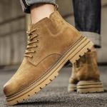 Мужские ботинки Martin Boot WEISHIBANGWEI, коричневый - фото 4