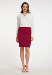 Юбка до колена faina, красный - фото 2