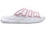 Женские шлепанцы Nike Air More Uptempo, White/Red - фото 2
