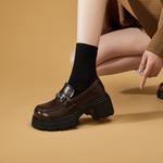 DAPHNE Лоферы женские Brown Red, Black - фото 6