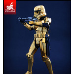 Фигурка Hot Toys Star Wars Stormtrooper Gold Chrome Version MMS364, 30 см - фото 3