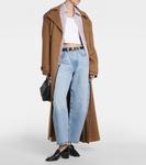 Укороченный топ ребристой вязки Agolde, белый - фото 2