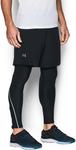 Мужские беговые тайтсы Under Armour CoolSwitch, Black/ Black/ Reflective - фото 3
