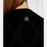 Свитер обычного кроя Hugo, черный - фото 4