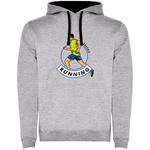 Худи Kruskis Runner Bicolor, серый - фото