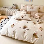 LUOLAI HOME Комплект постельного белья, 200 см, 4 предмета - фото 7