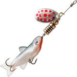 Блесна для ловли хищной рыбы Weta Fish №1 цветная натуральная CAPERLAN, светло-серый - фото 2