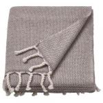 Плед Ikea Ulltistel, серый/белый - фото