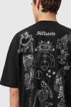 Футболка AllSaints Terra Oversized Graphic, черный - фото 6