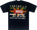 Футболка Cactus Plant Flea Market x Coachella Tee 'Black/Red', черный - фото 3