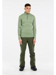 Флисовый свитер Protest  REWILL 1/4 zip active top, цвет Marl Green - фото 3