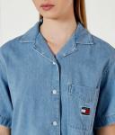 Платье из денима Tommy Jeans, синий - фото 4