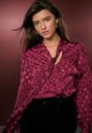 Блуза Next Button-down blouse, Wine/Red - фото 6