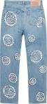 Джинсы Stussy x Denim Tears 501 Jean 'Light Indigo', синий - фото 3