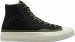 Кроссовки Converse Chuck 70 High Quilted, черный - фото
