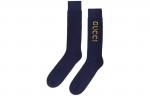 Интарсия вязка Логотип Носки GUCCI, 1 упаковка (Темно-синий) - фото 2