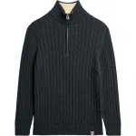 Свитер Superdry Rugby Henley, черный - фото 3