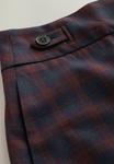 Брюки Next CHECK WIDE LEG TAILORED, Brown/Red - фото 6