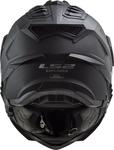 Мотокроссовый шлем LS2 mx701 explorer solid, Black Matt - фото 4