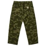 Брюки Carhartt WIP x Palace Double Knee 'Dollar Green', зеленый - фото 2