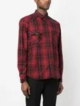 Рубашка в клетку PT Torino, красный - фото 3