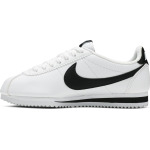 Кроссовки Nike Classic Cortez Leather 'White Black', белый - фото 3