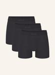 Упаковка из 3 пар трусов-боксеров, хлопок. Skims, черный - фото