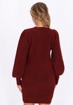 Вязаное платье faina, Merlot - фото 3